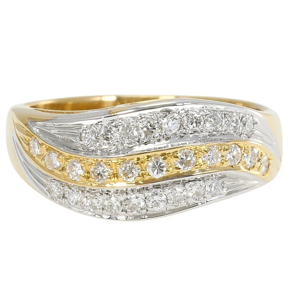 VINTAGE 18k Gold Diamond Ring